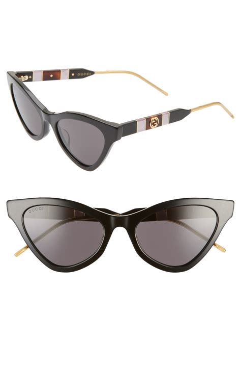 cat eye glasses gucci|55mm cat eye sunglasses gucci.